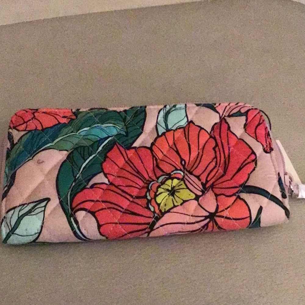 Vera Bradley Vintage Floral Accordion Wallet